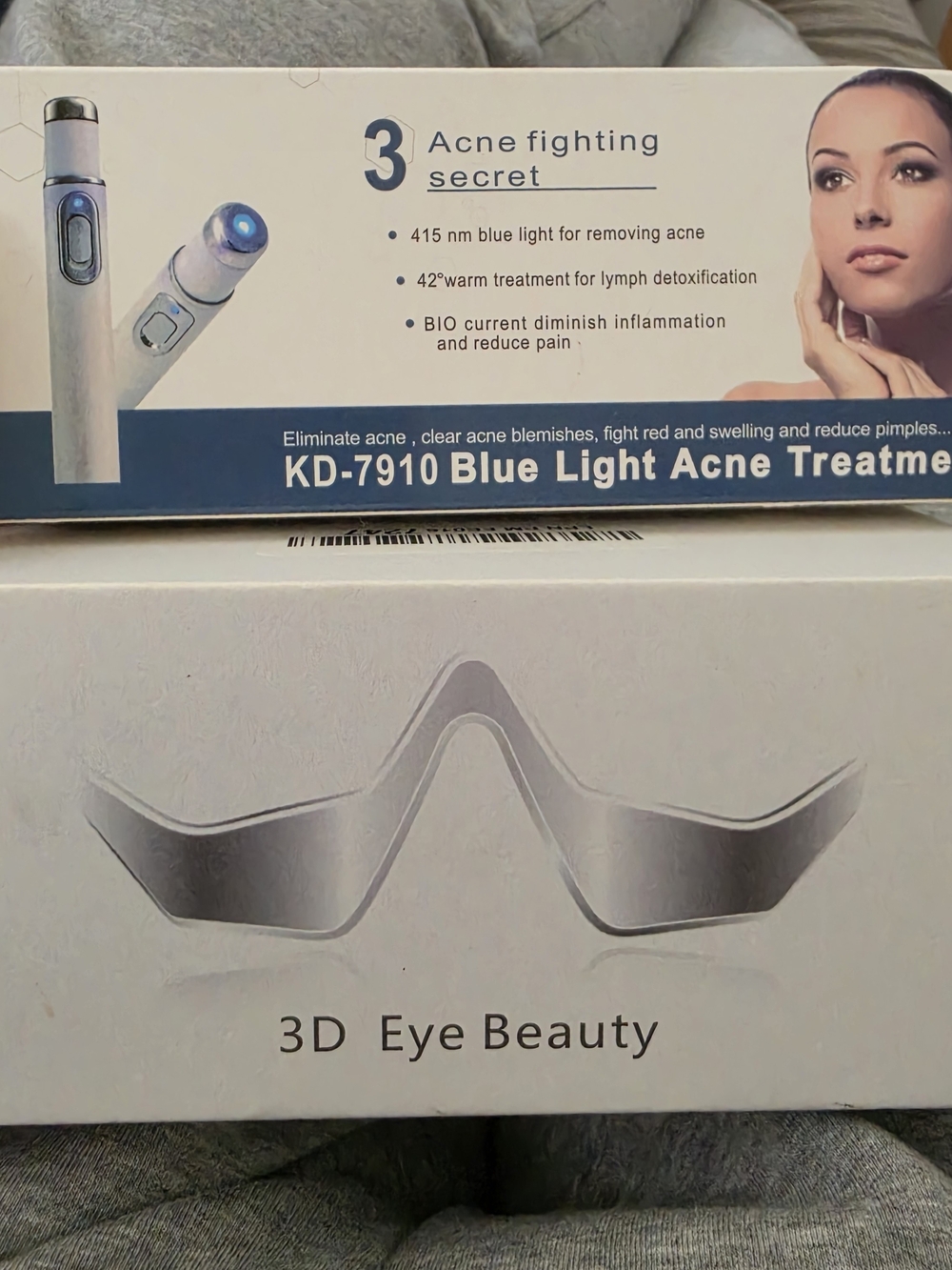 -7910 Blue Light Acne Treatment Device - Blue